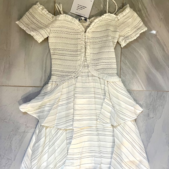 Lavinia White Off Shoulder Elliatt Dress size S - Picture 2 of 3